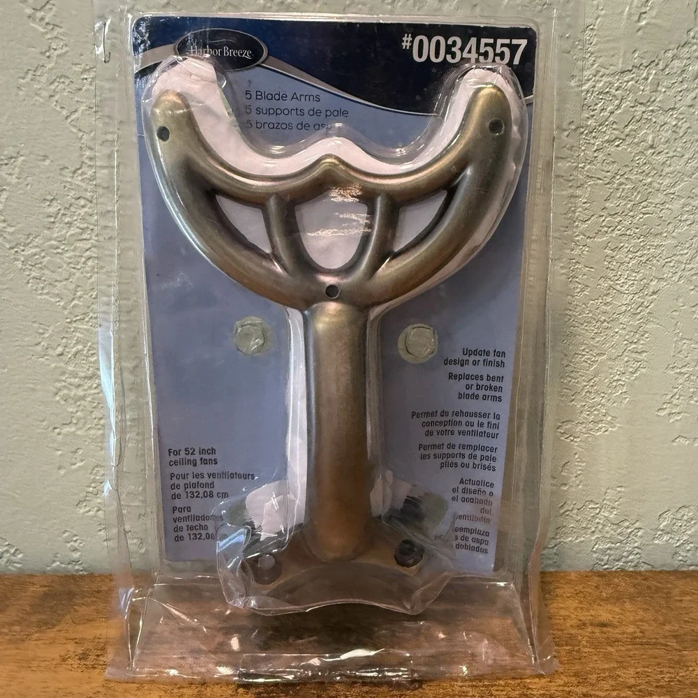 5 Pack New Harbor Breeze Armitage Bronze Ceiling Fan Blade‎ Arms
